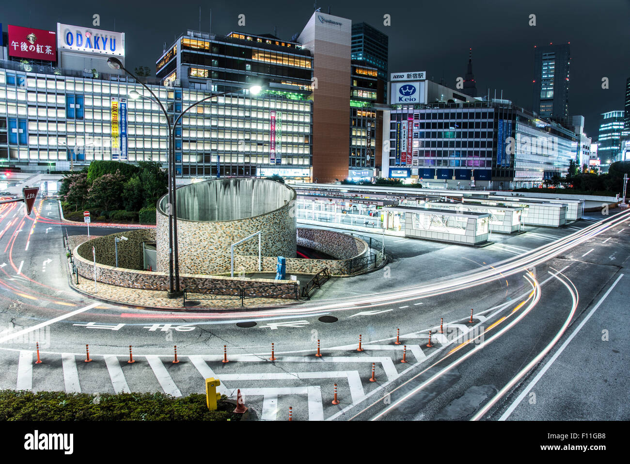 Shinjuku Station West Eingang, Shinjuku-Ku, Tokyo, Japan Stockfoto
