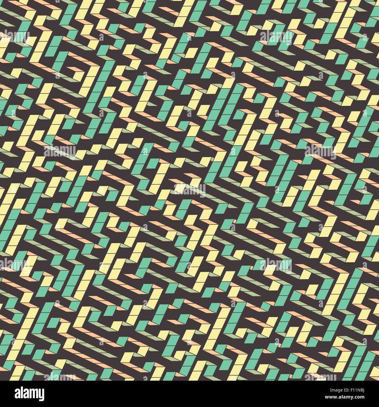 Labyrinth. Vektor-Illustration des Labyrinths. Einsetzbar für Wallpaper, Hintergrund, Buch-Cover. Stock Vektor