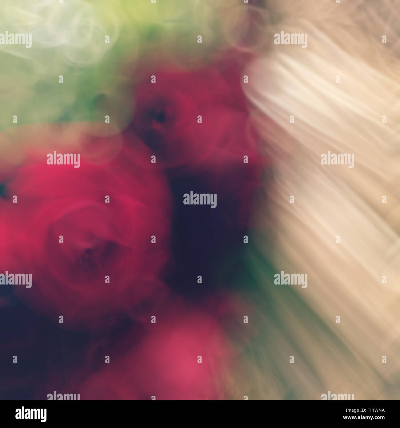 Vintage Blumen Weihnachten bunten Hintergrund Bokeh Hintergrund unscharf Stockfoto