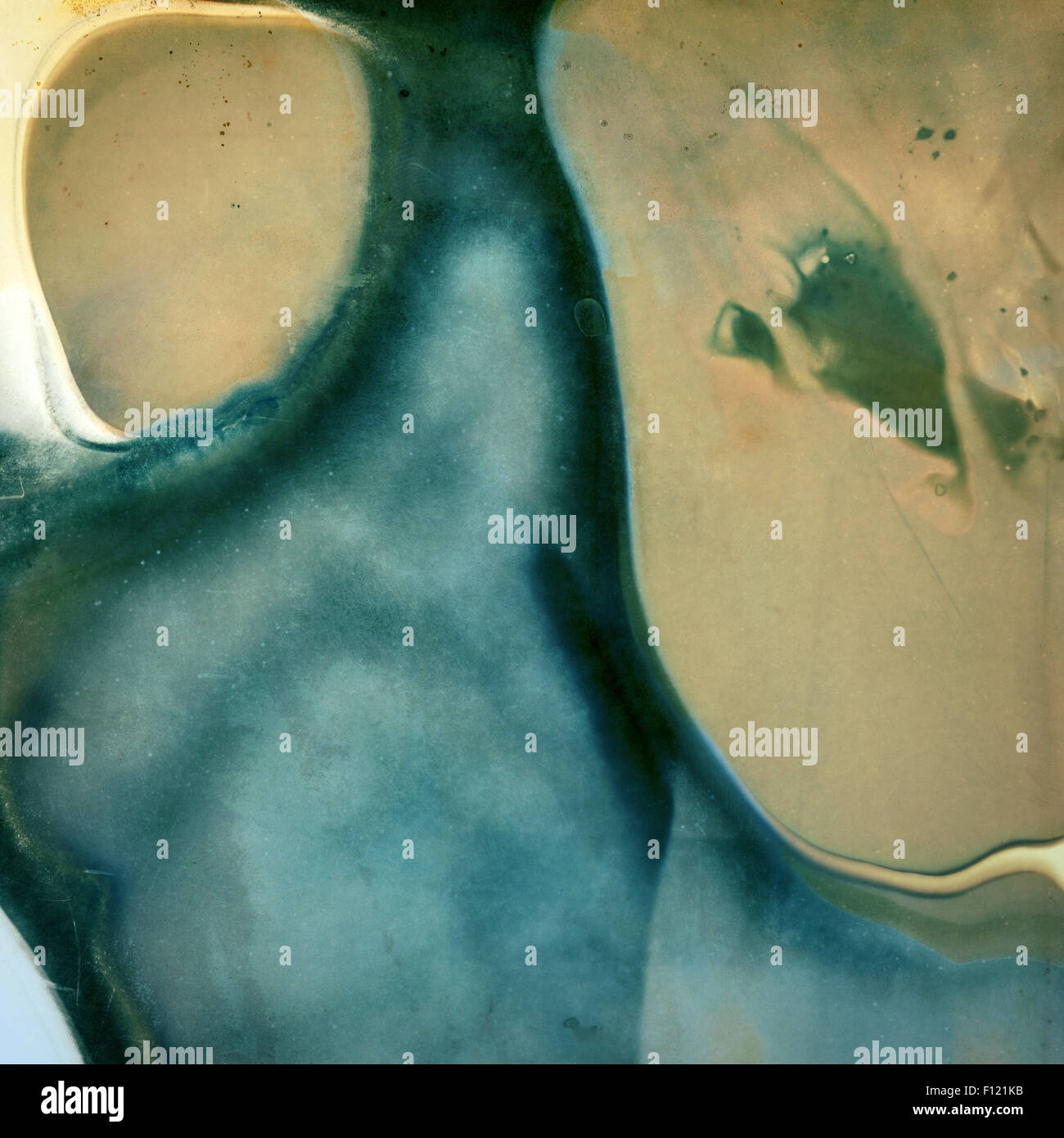 Abstrakt gestalteten Hintergrund abgelaufene Fotopapier Textur gemacht Stockfoto