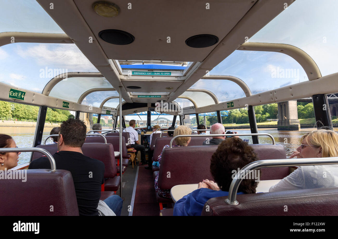 Ein Fluss Tyne Sightseeing-Kreuzfahrt Stockfoto