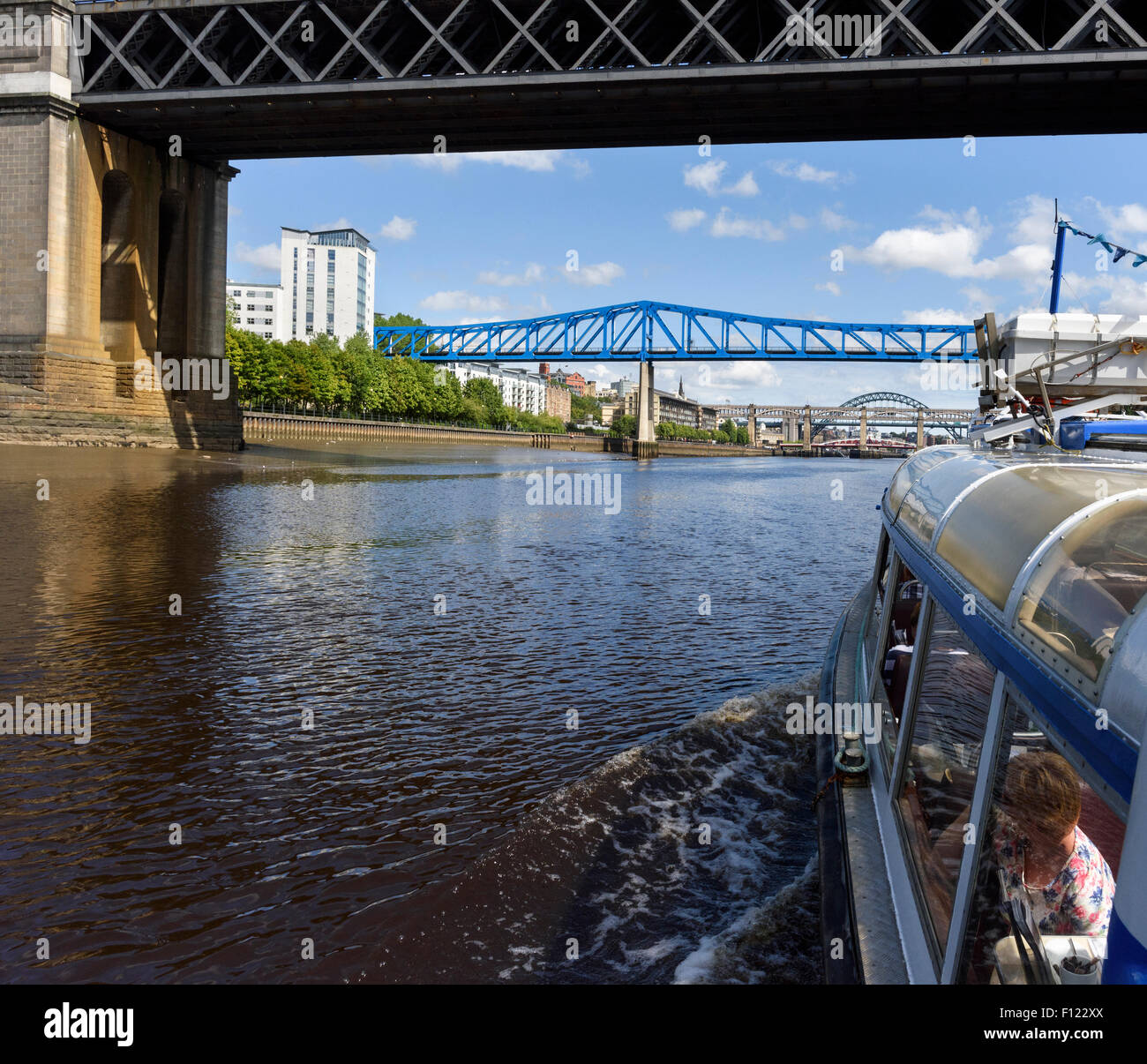 Ein Fluss Tyne Sightseeing-Kreuzfahrt Stockfoto