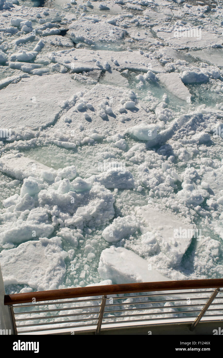 Norwegen, Barents-See, Svalbard, Sjuoyane, sieben Inseln. Nordost-Svalbard-Naturreservat. (80 ° 57'14 ' N 21 ° 03'53 ' E) Stockfoto