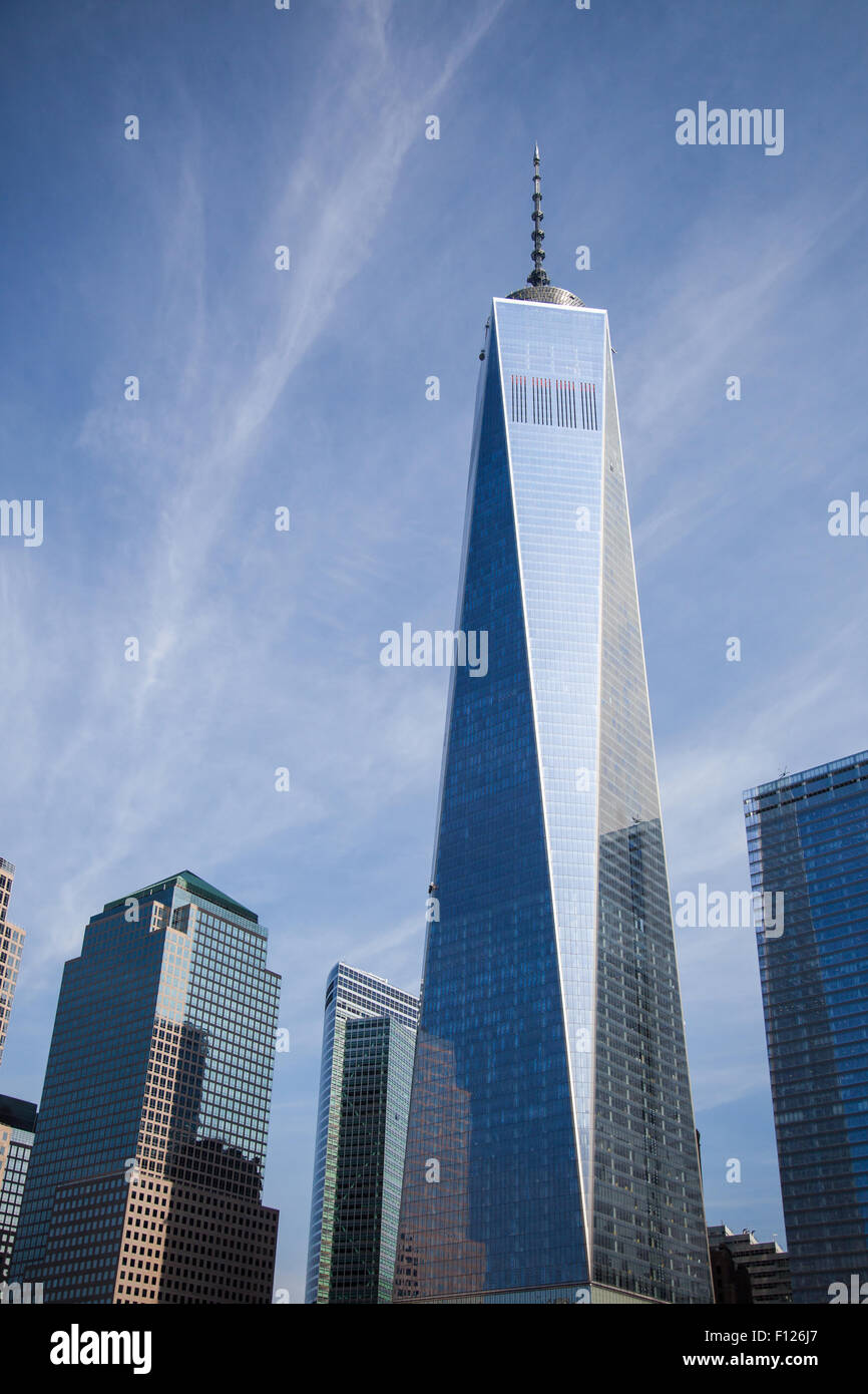 World Trade Center ein in Downtown Manhattan Stockfoto