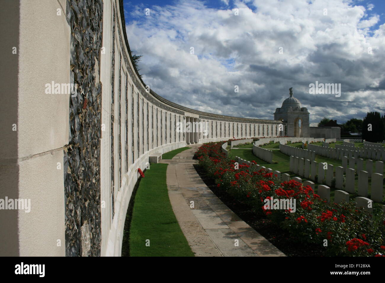 Tyne Cot Soldatenfriedhof und Gedenkstätte für 1. Weltkrieg Stockfoto
