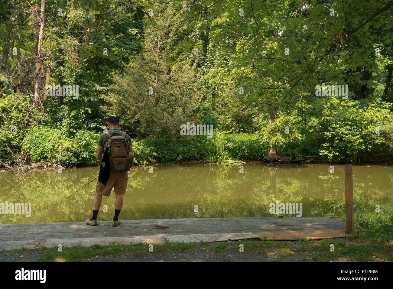 Union Canal Tunnel Park in Libanon PA Stockfoto