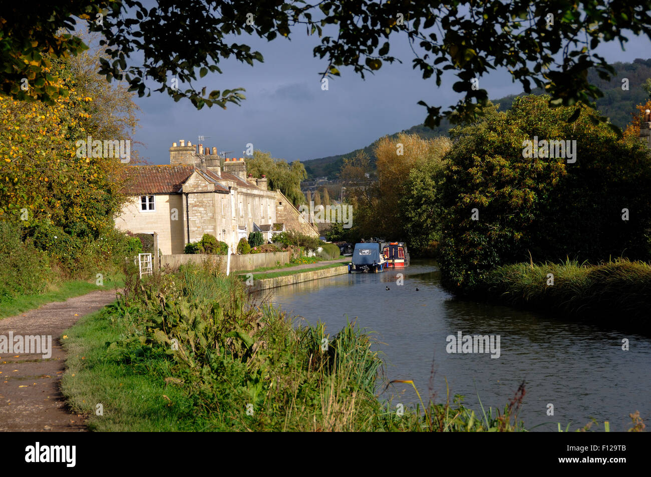 Kennet & Avon Canal Bathampton Somerset UK Stockfoto