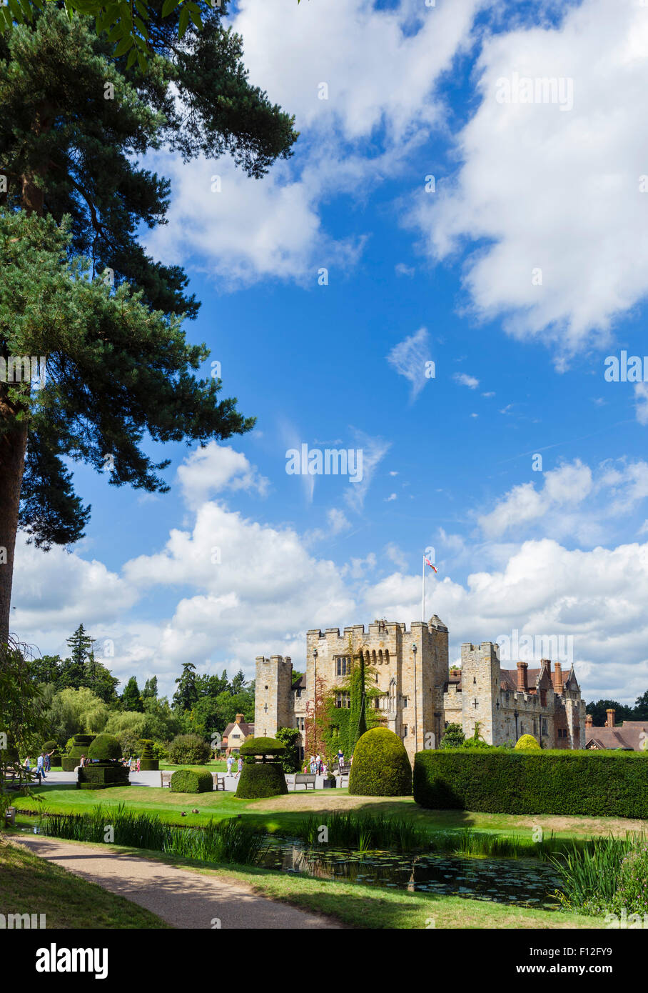 Hever Castle, Haus der Familie von Anne Boleyn, Hever, Kent, England, UK Stockfoto