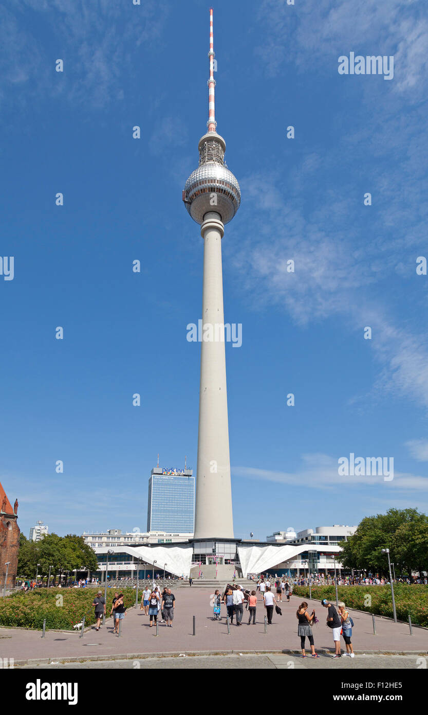 TV-Turm, Alexander Platz, Berlin, Deutschland Stockfoto