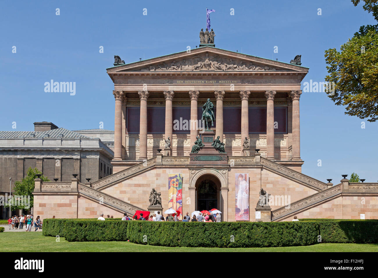 Alte Nationalgalerie, Museumsinsel, Berlin, Deutschland Stockfoto