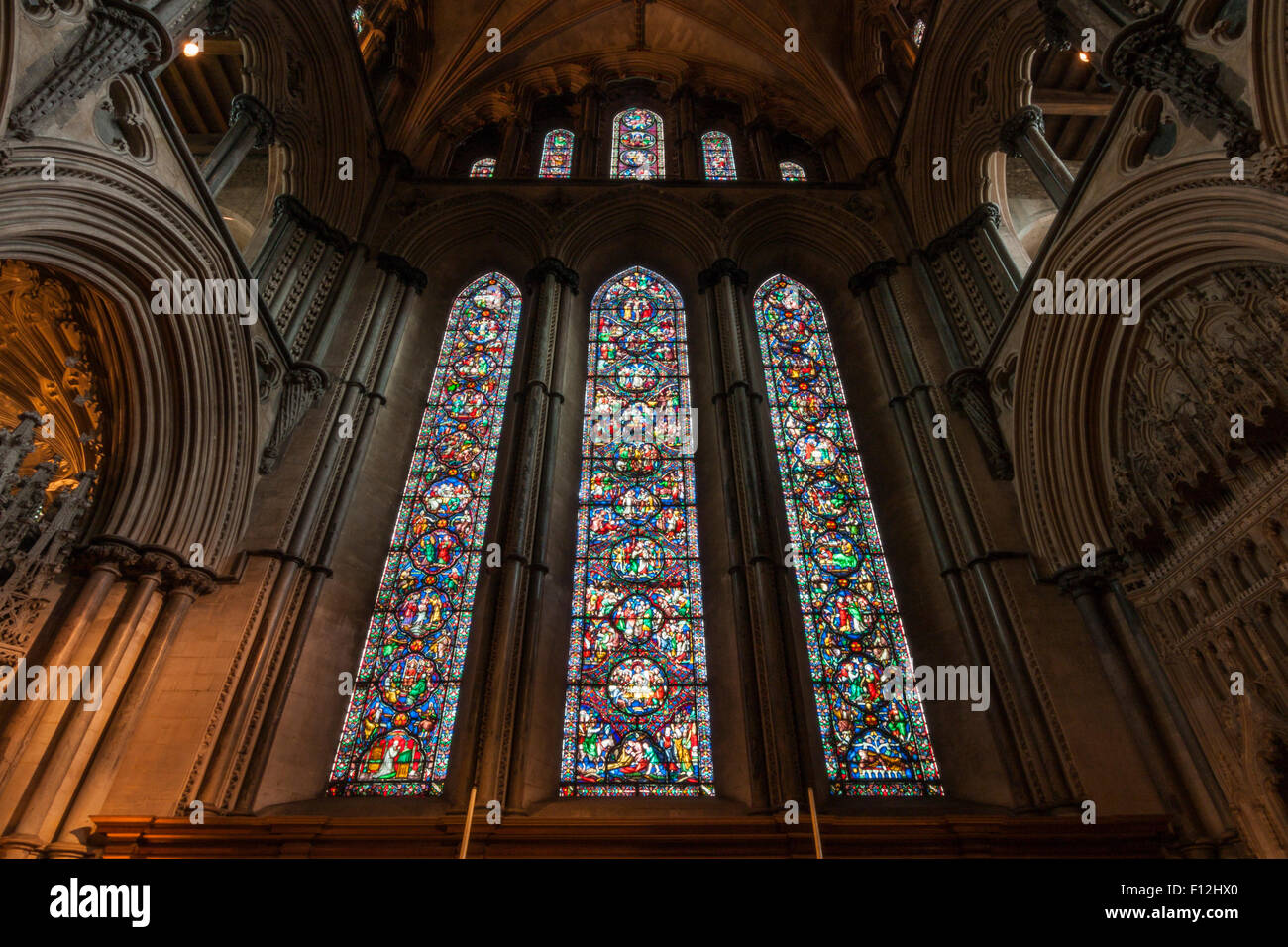 Ely Kathedrale, Ely, Cambridgeshire, England, Vereinigtes Königreich Stockfoto