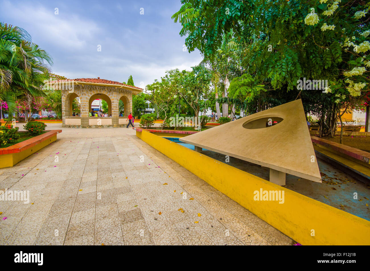 Stadtzentrum, Santiago ist eine der größten Städte in Panama und ein wichtiger Verkehrsknotenpunkt für die Region. Stockfoto