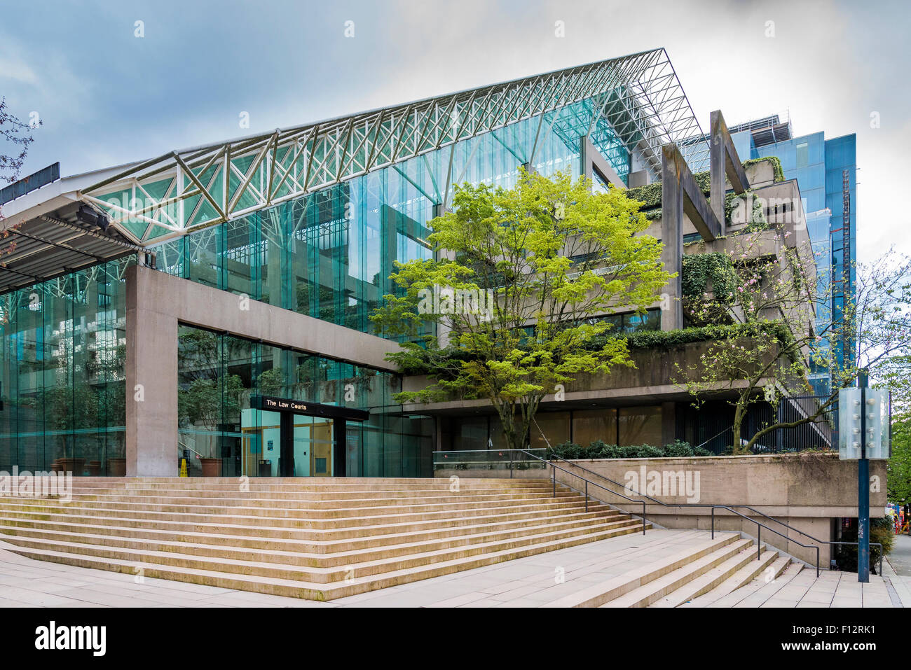 Law Courts, Robson Square, Vancouver, British Columbia, Kanada Stockfoto