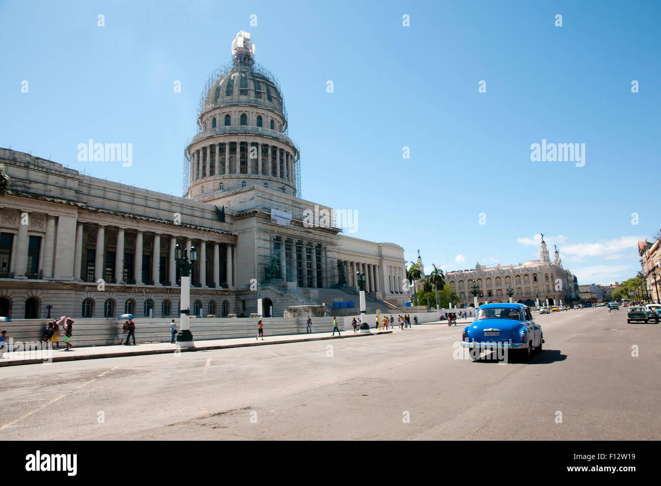 Kapitol - Alt-Havanna - Kuba Stockfoto