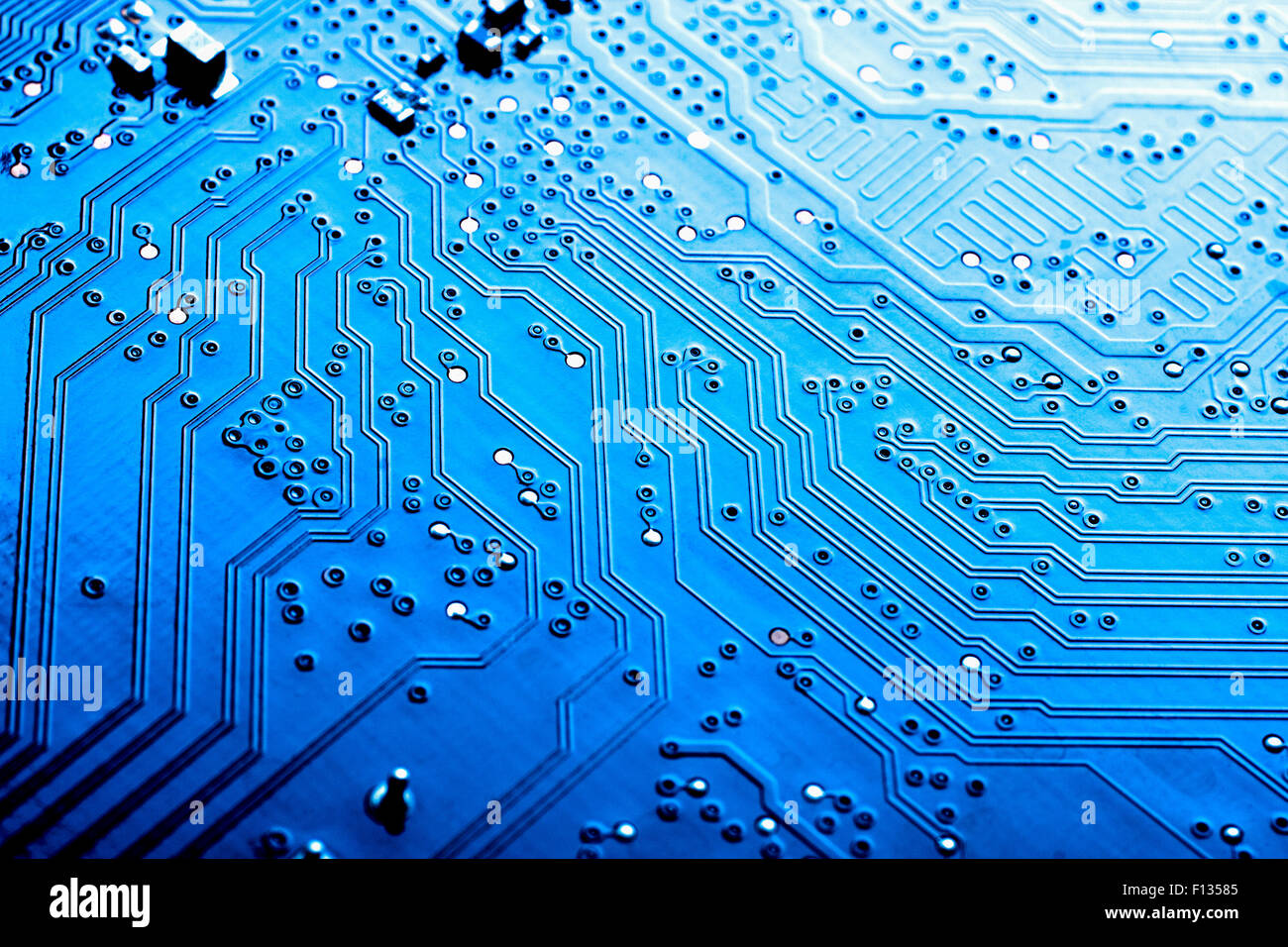 Hintergrund und Textur des Computer-Elektronik-Platine Stockfoto