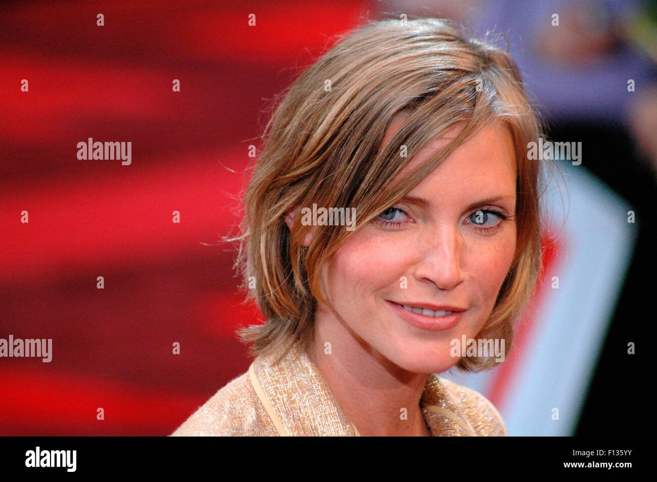 Nadja Auermann - Premiere des Spielfilms "Krieg der Welten" bin 14. Juni 2005 Im Musical-Theater bin Marlene-Dietrich-Platz, Potsd Stockfoto