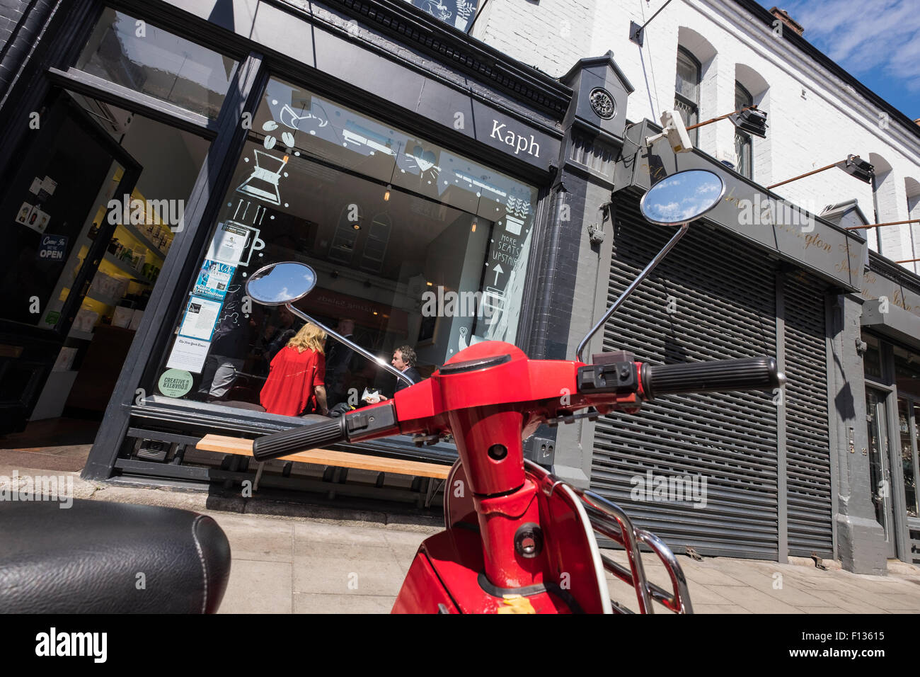 Die Kaph Coffeeshop und Café am Drury Street, kreative Viertel Dublins. Dublin, Irland. Stockfoto