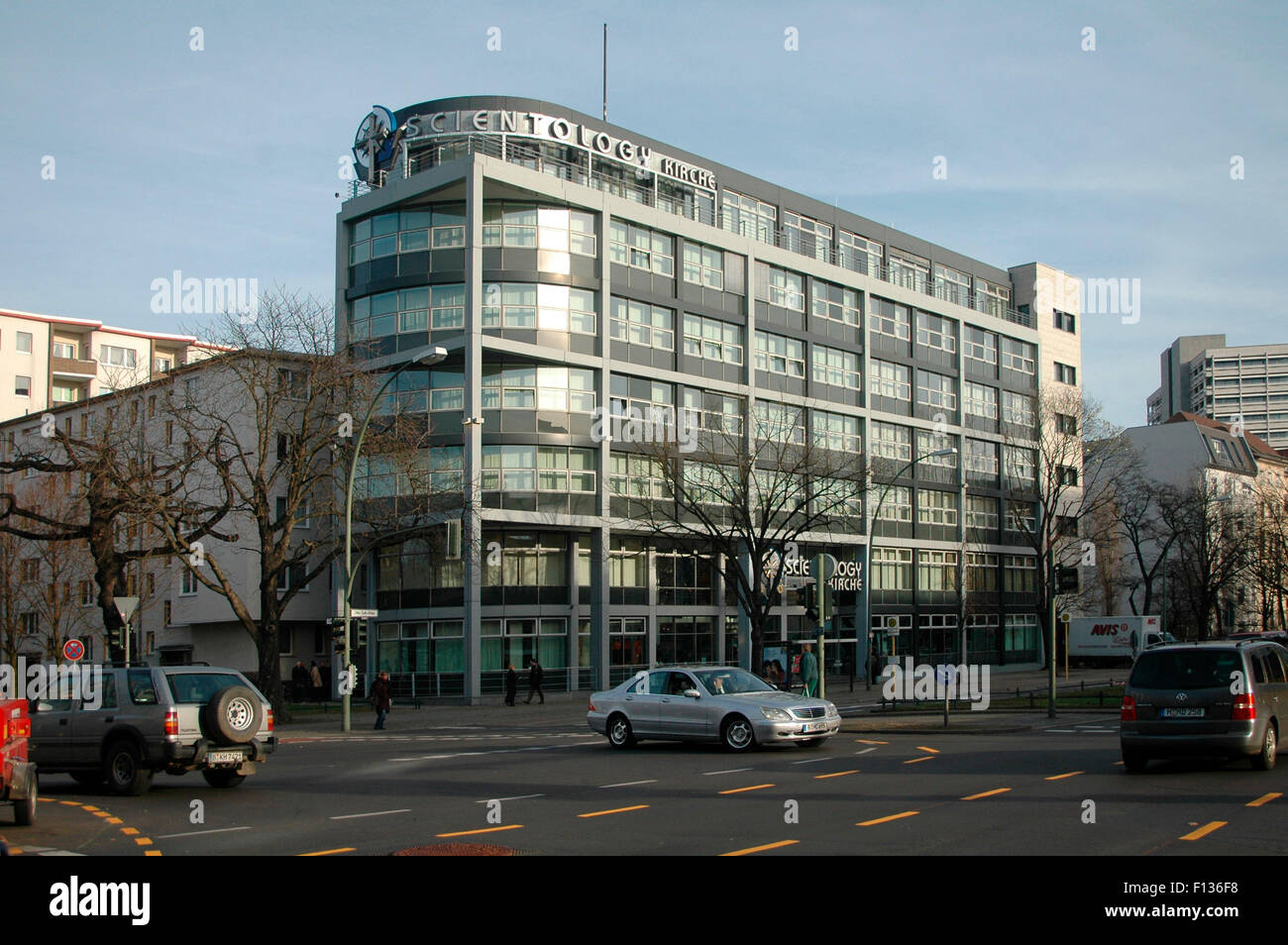 sterben Sie Neu Eroeffnete Zentrale der "Scientology Kirche", Otto-Suhr-Allee, Berlin-Charlottenburg. Stockfoto