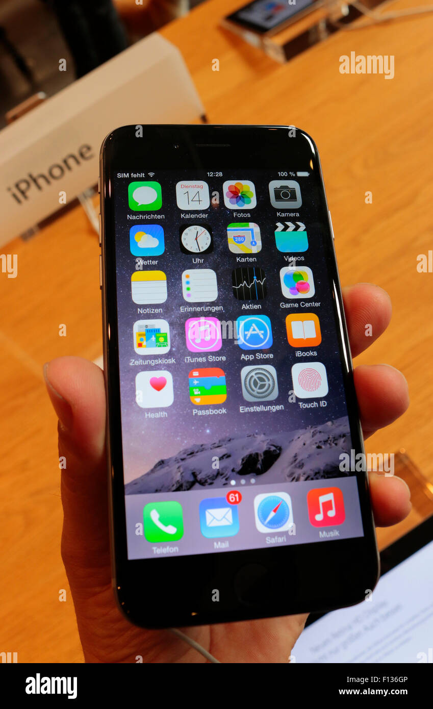 Apple "IPhone 6', Berlin. Stockfoto