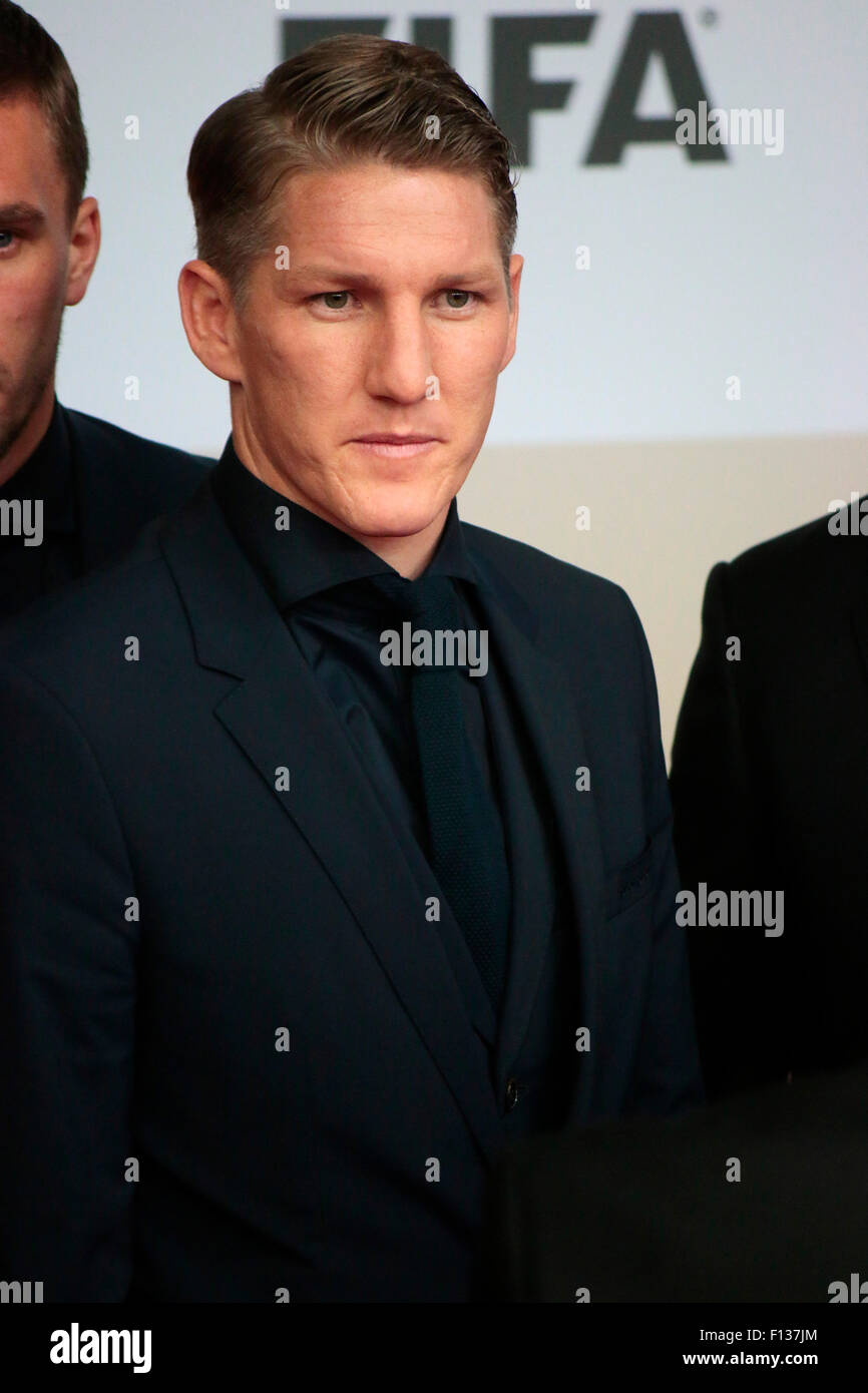 Bastian Schweinsteiger - Premiere des Films schlug Den Gewinn der Fussball Armeesportler 2014 "Die Mannschaft", Sony Center, Stockfoto