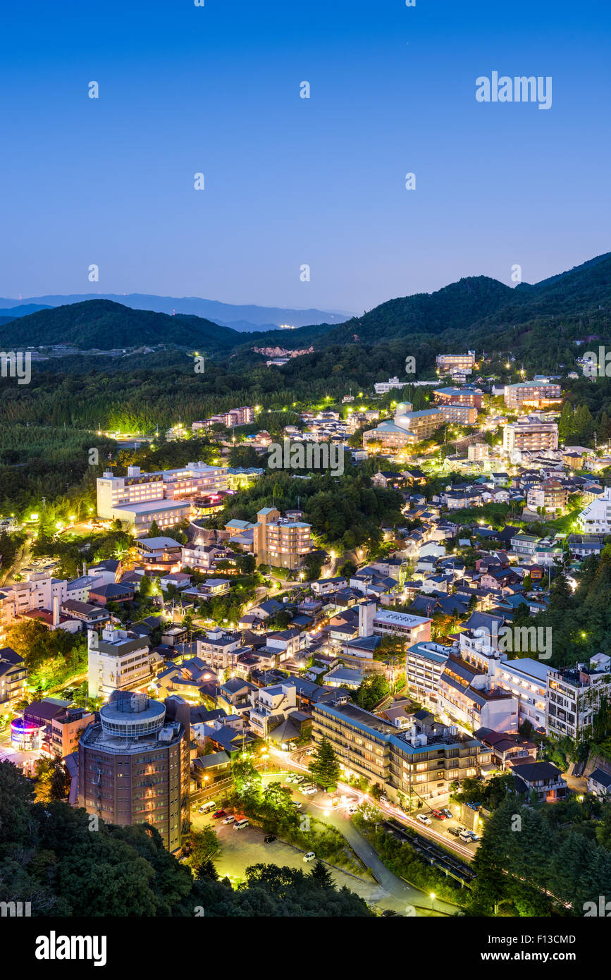 Arima Onsen, Kobe, Japan Hot Springs Resort Stadt. Stockfoto