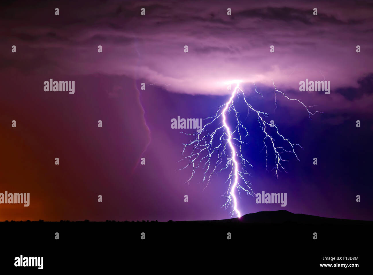 Gewitter, Arlington, Arizona, USA Stockfoto