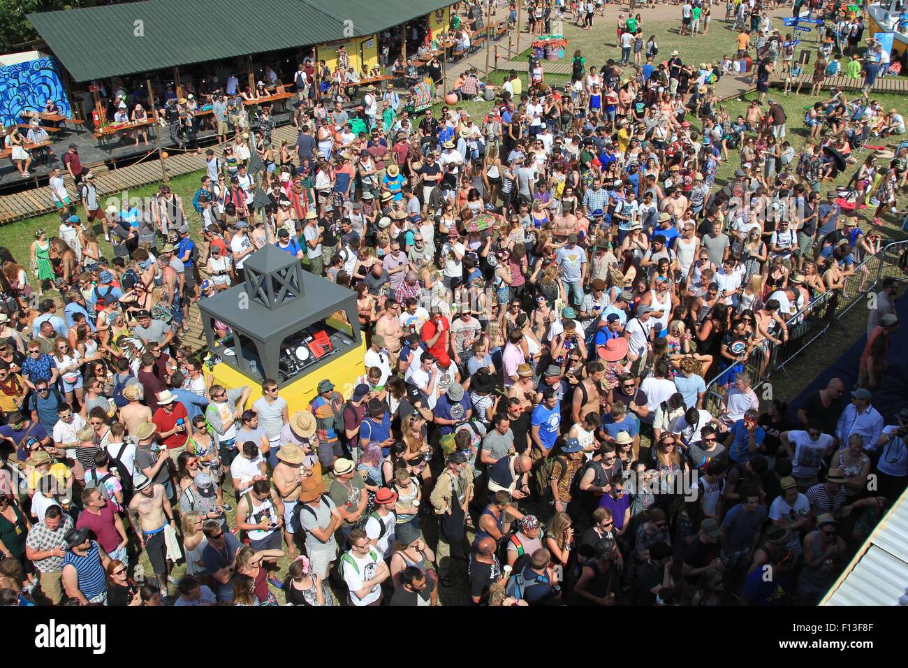 Glastonbury Festival 2015 - Tag 2 - Atmosphäre Mitwirkende: Atmosphäre wo: Somerset, Vereinigtes Königreich bei: 25. Juni 2015 Stockfoto