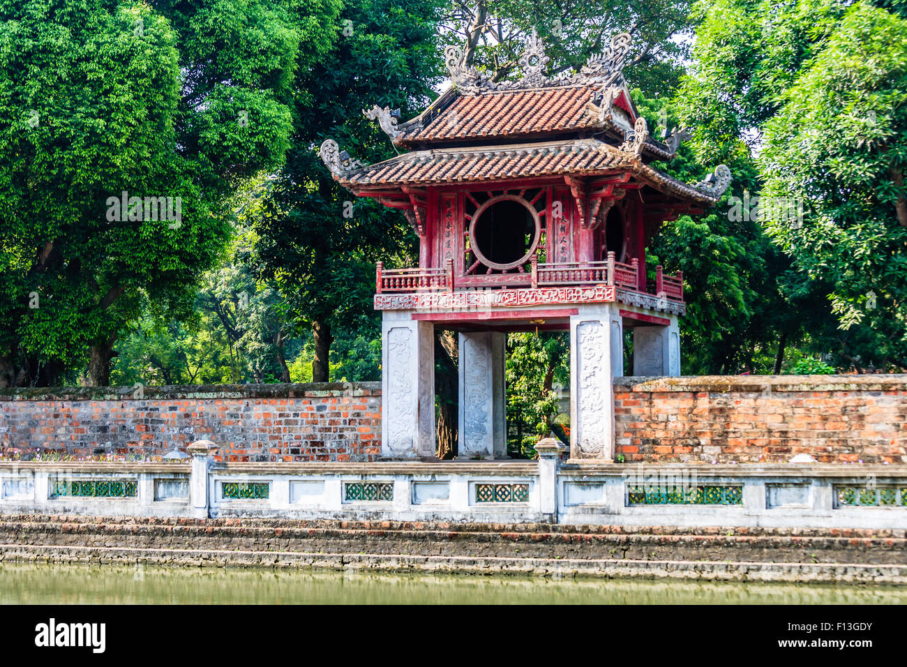 Vietnam-Tempel in Hanoi, Vietnam Stockfoto