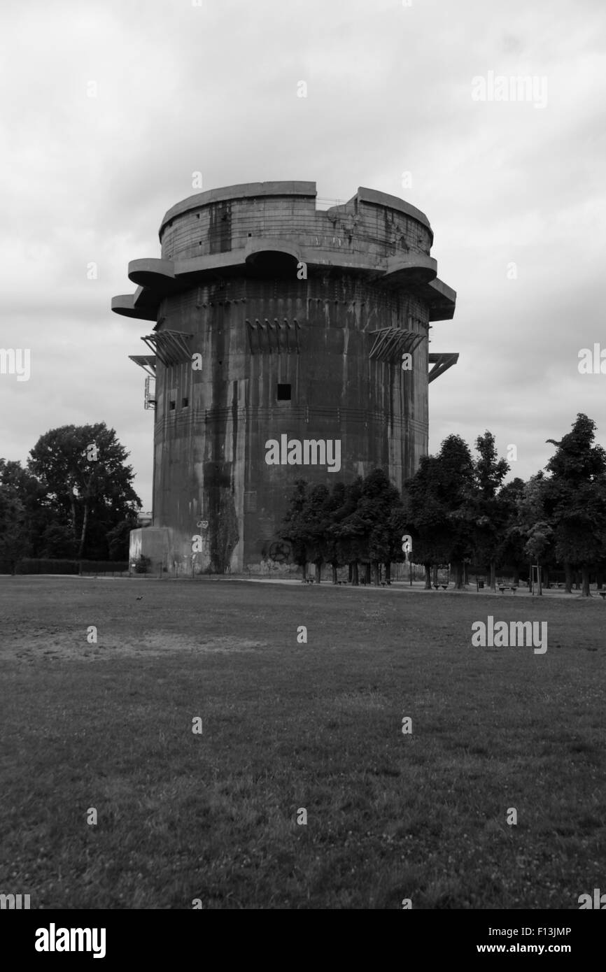 Flakturm, Vienna Stockfoto