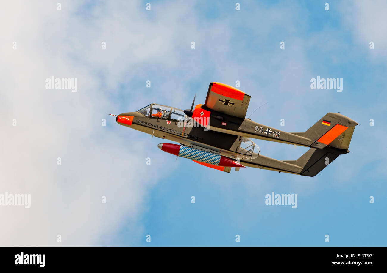Rockwell OV-10 an RNAS Culdrose Luft Tag 2015 Stockfoto