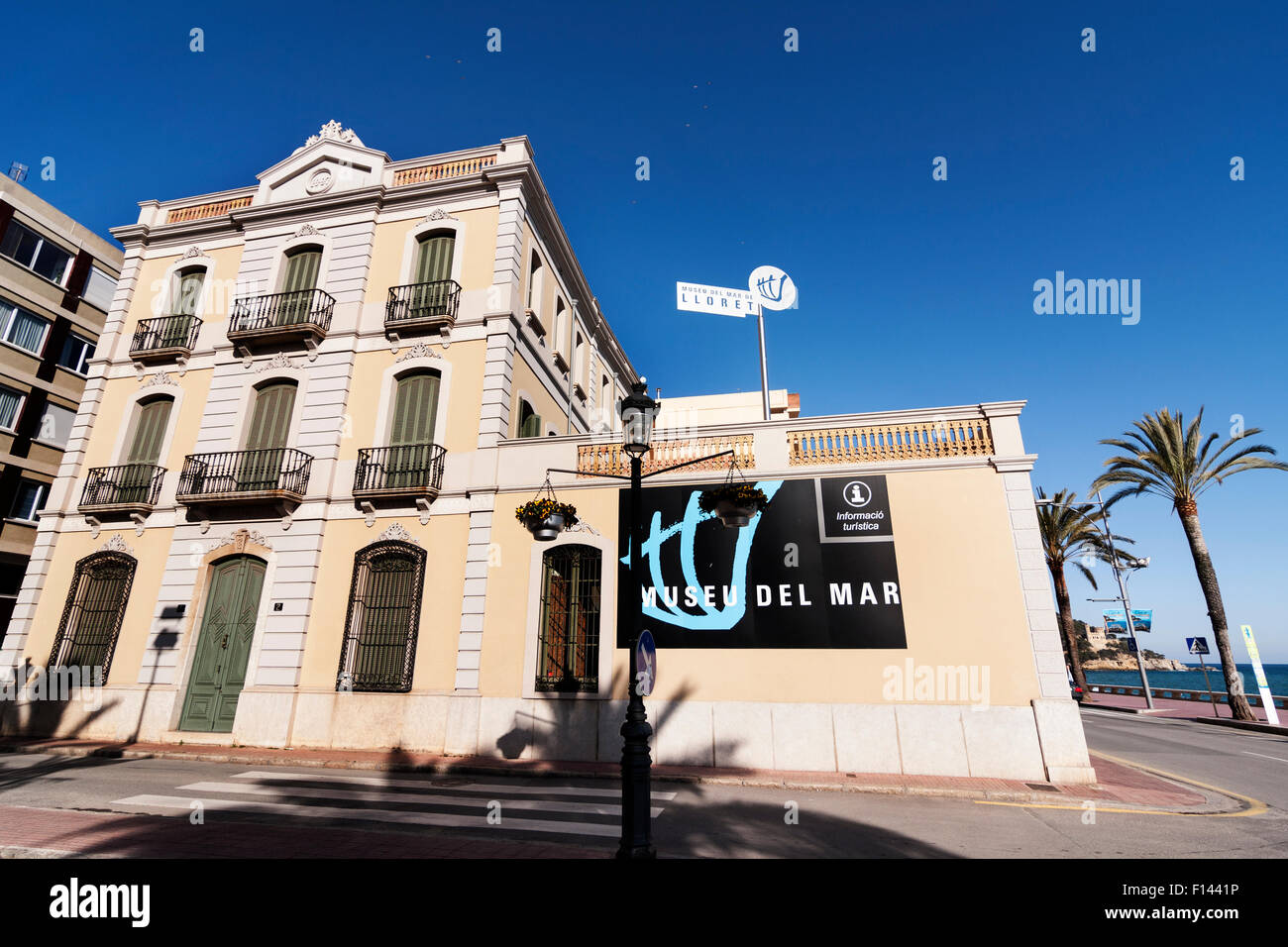 Museu del Mar (Meeresmuseum), Lloret de Mar. Stockfoto