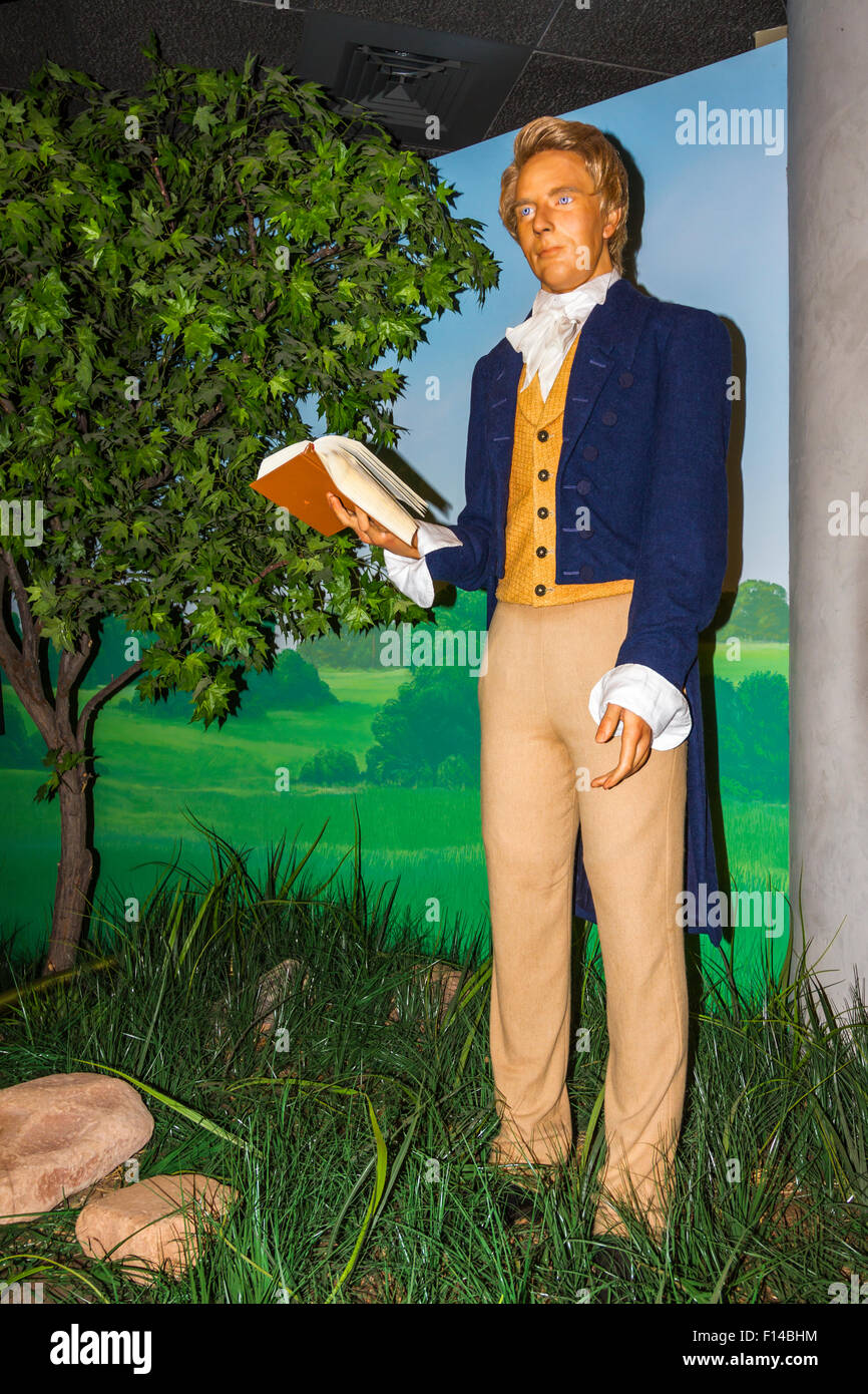 Inneren Diorama im Besucherzentrum Mormonen in Salt Lake City, Utah, USA. Stockfoto