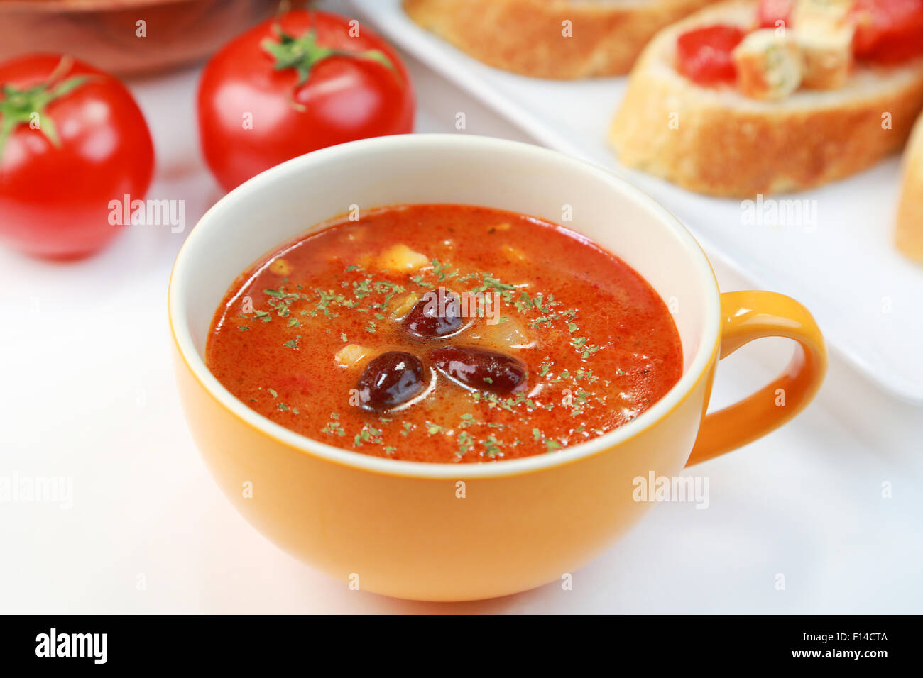 Minestrone Stockfoto