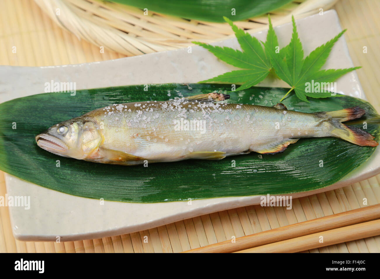 Ayu (süße Fisch) Stockfoto