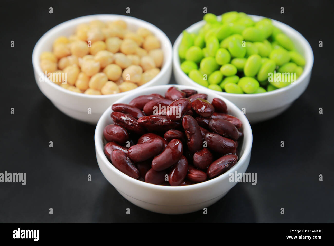 Rote Kidney-Bohnen Stockfoto