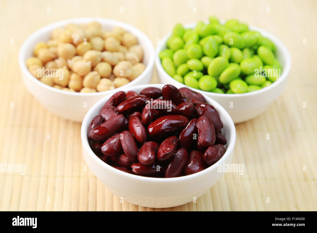 Rote Kidney-Bohnen Stockfoto
