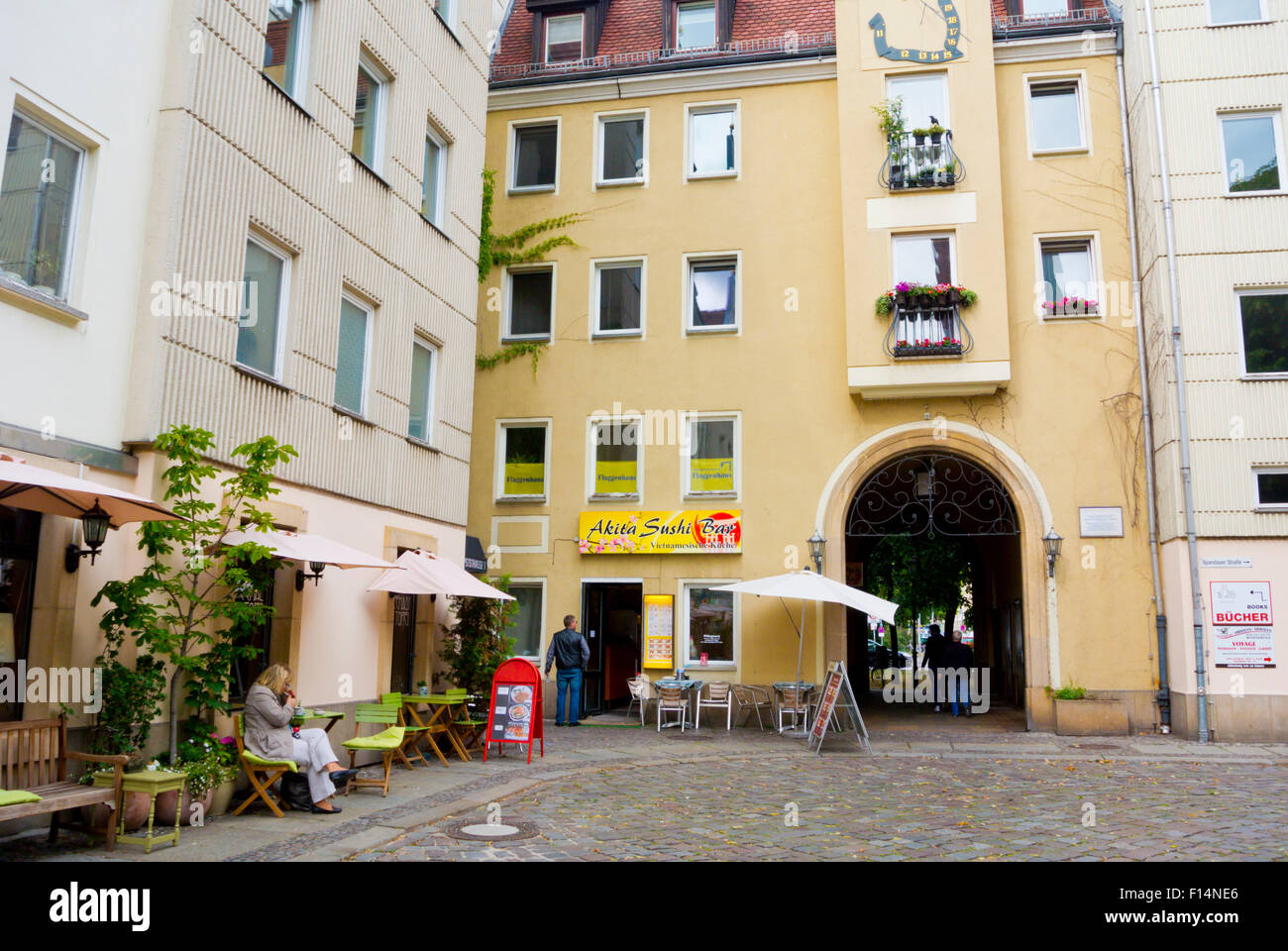 Nikolaiviertel, Altstadt, Mitte, Berlin, Deutschland Stockfoto