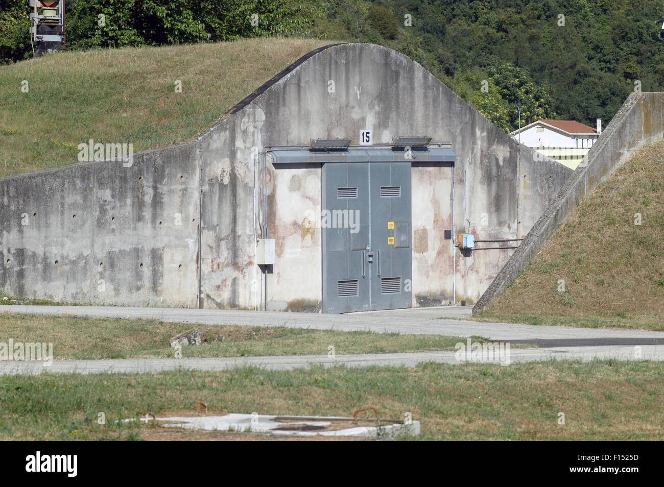 Italien, Camp ederle US Army Basis in Vicenza, Munition Lager asp 7 (Munition liefern Punkt 7) in tormeno Stockfoto