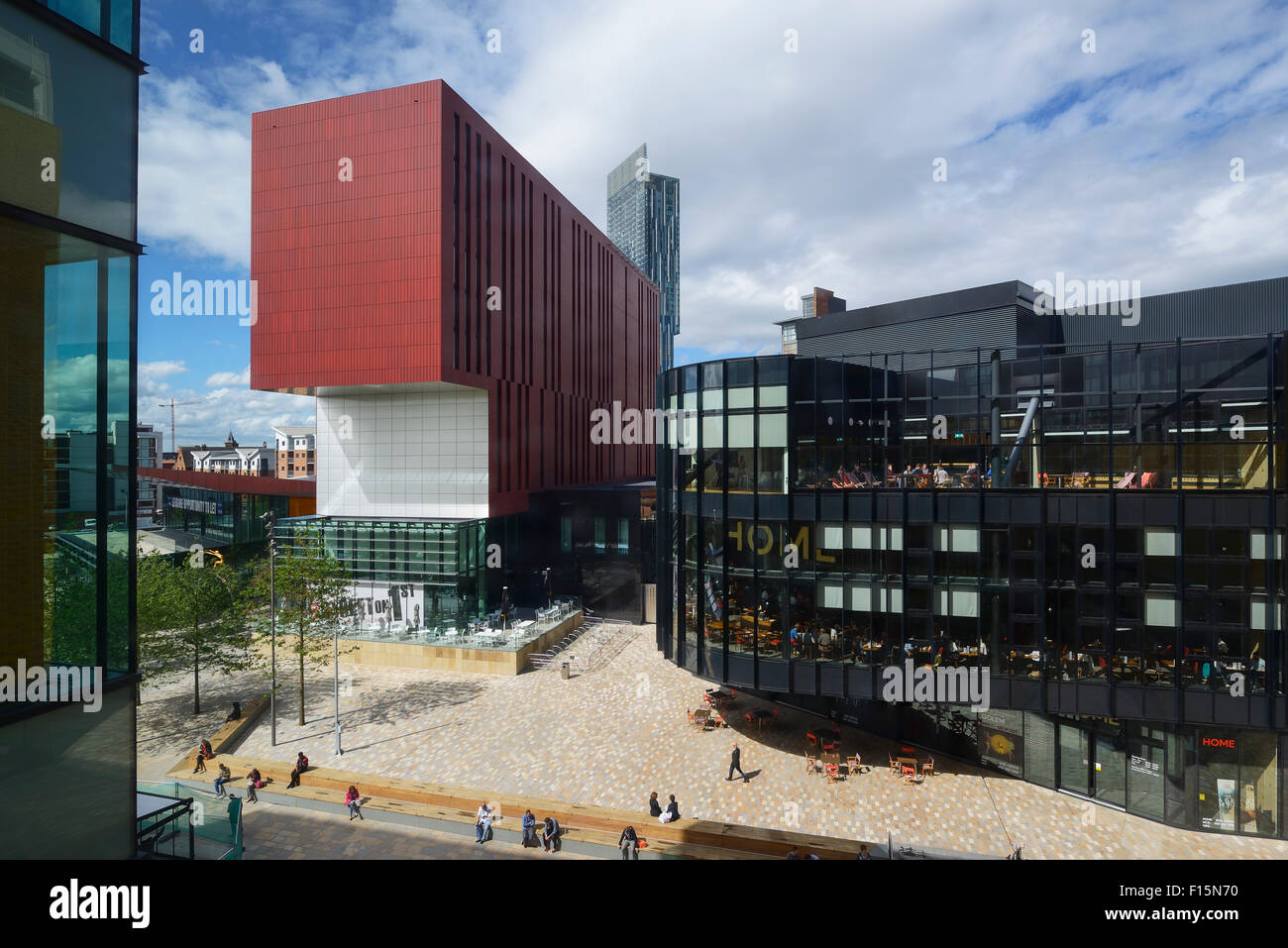 HOME-Zentrum für Kunst, Theater und Film im Stadtzentrum von Manchester UK Stockfoto