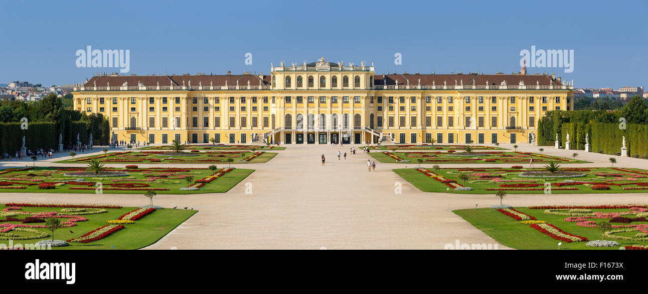 Schloss Schönbrunn, Vienna Stockfoto