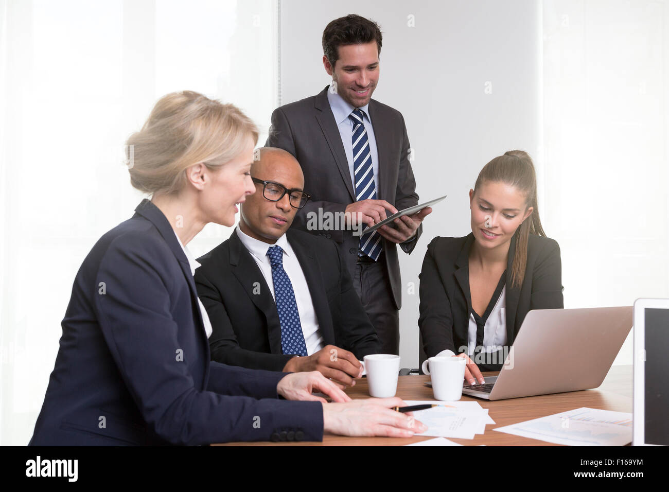 Business-Leute treffen Stockfoto
