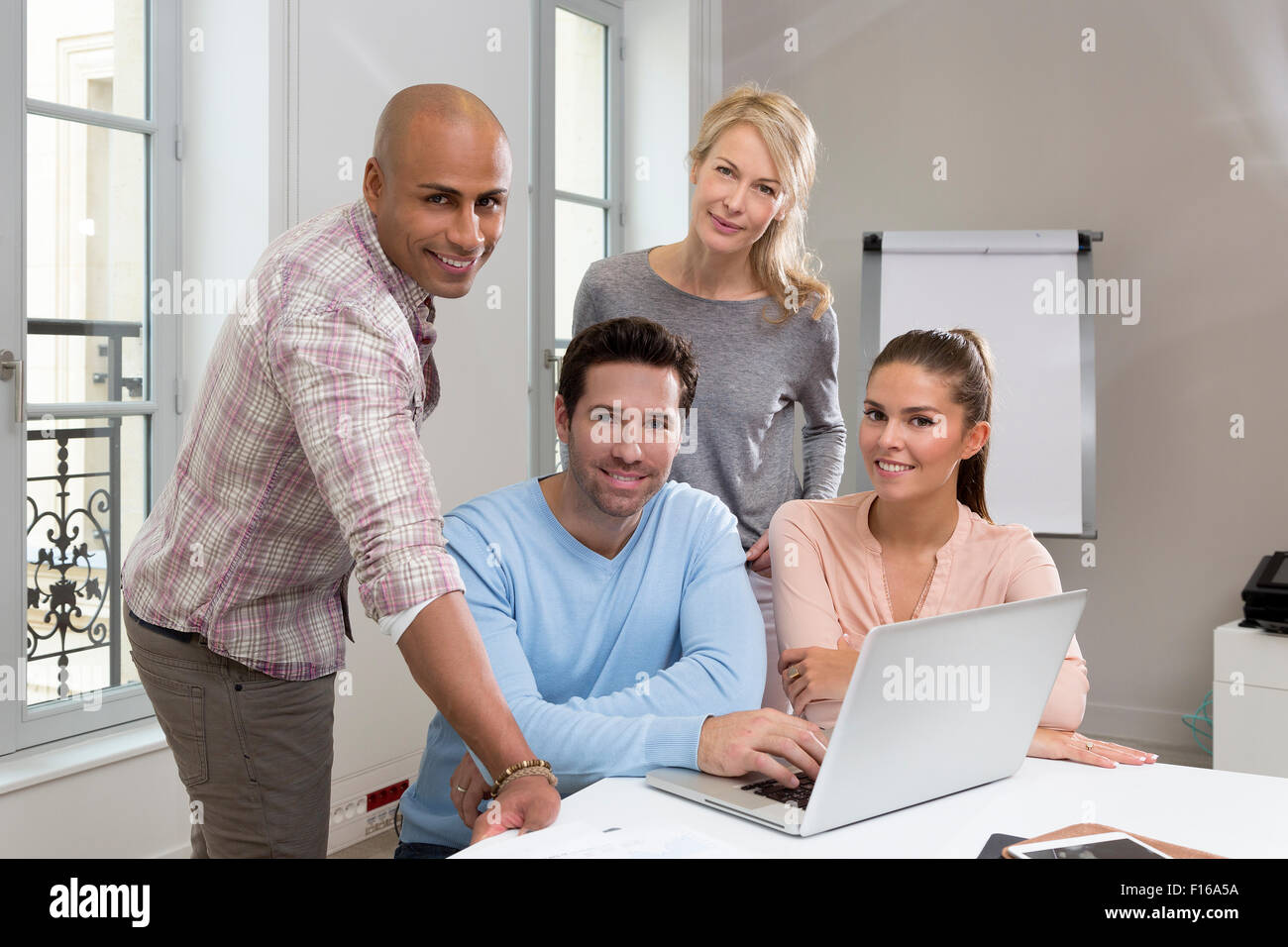 Business-Leute treffen Stockfoto