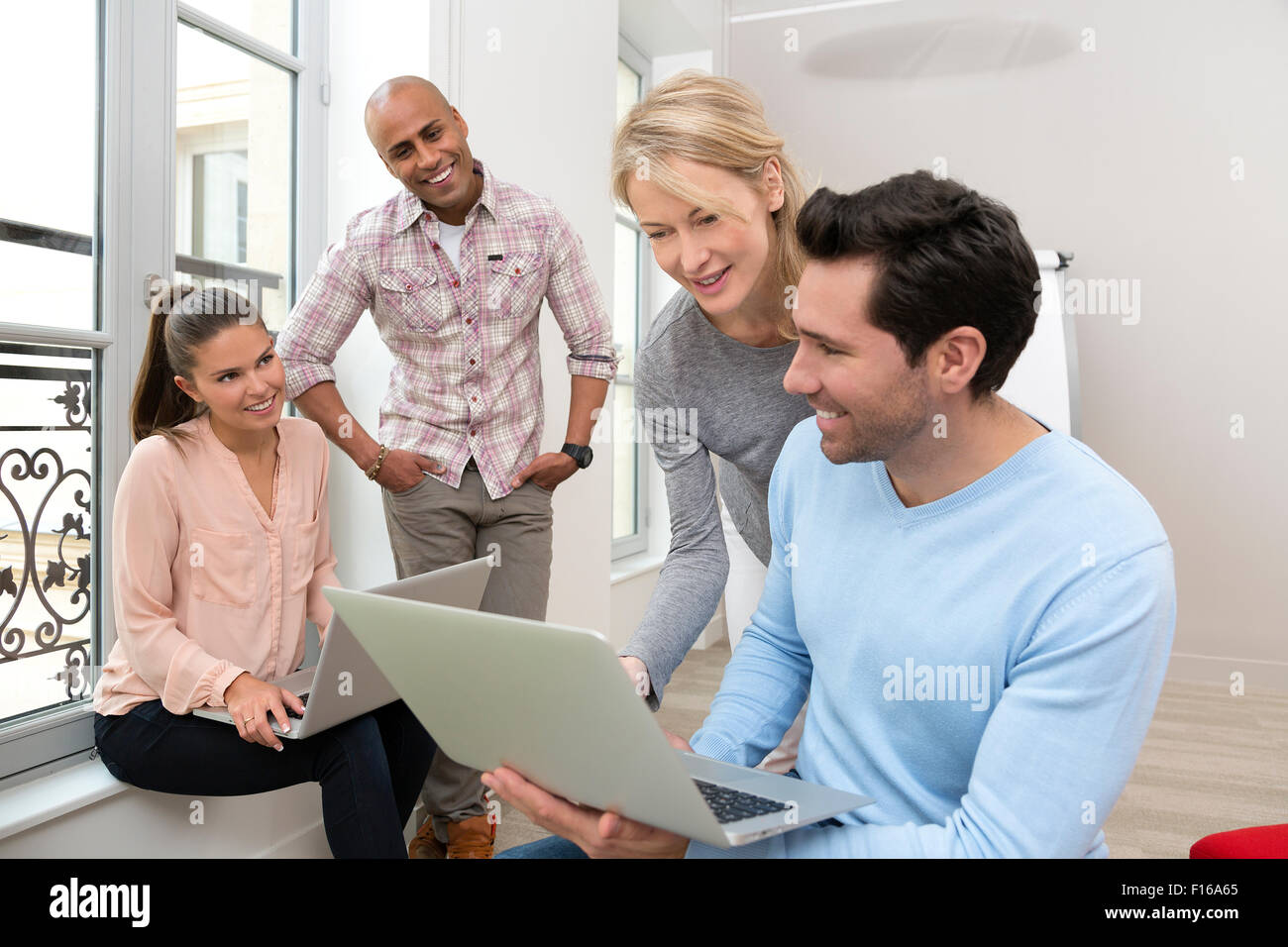 Business-Leute treffen Stockfoto