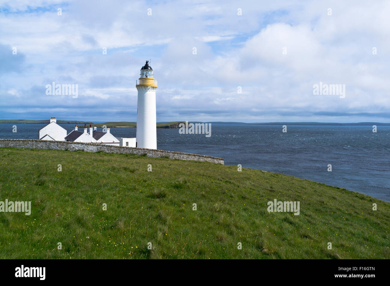 dh Cantick Head Lighthouse HOY ORKNEY Lighthouse Orkney Inseln Pentland Firth schottland Leuchttürme Küste großbritannien Stockfoto