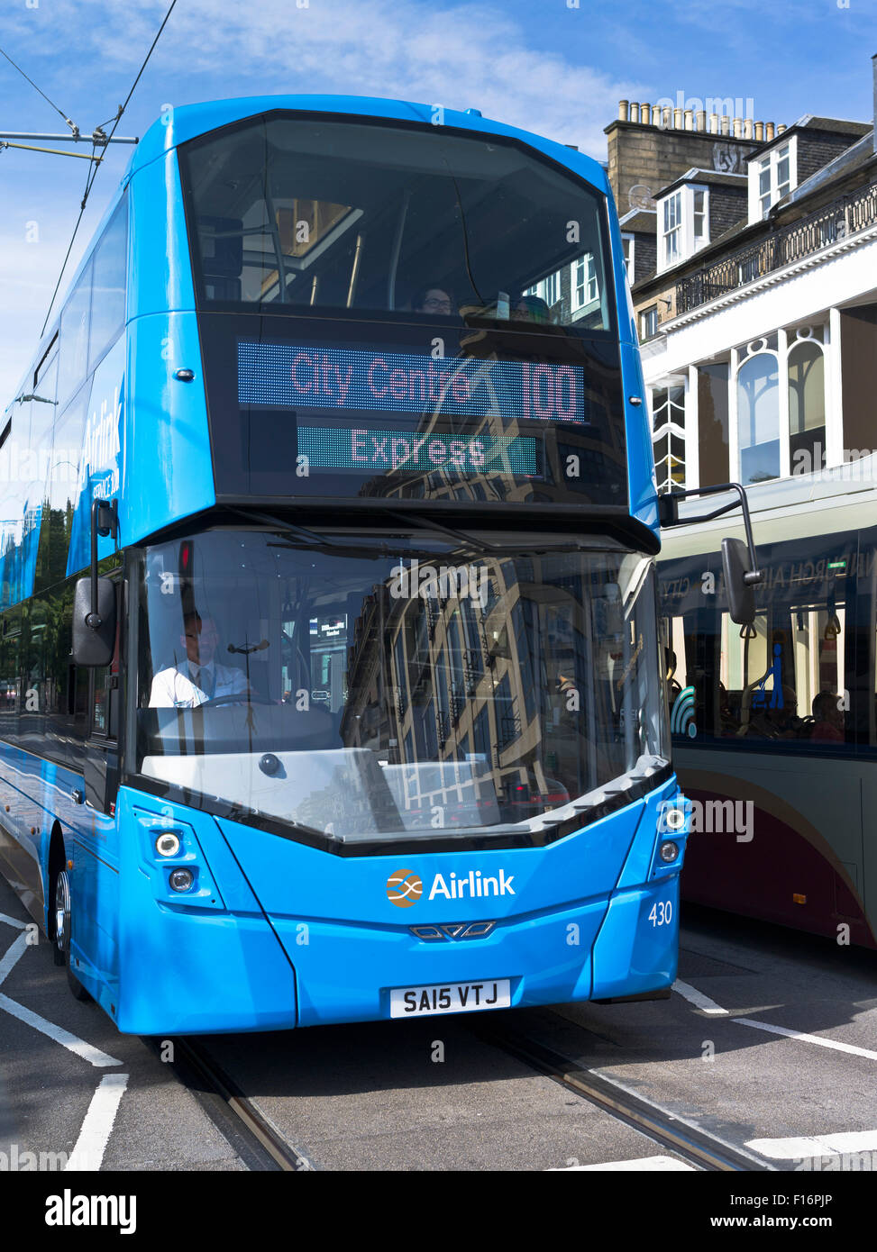 Dh AIRLINK Edinburgh City Centre Airport Express Bus Schottland Stockfoto