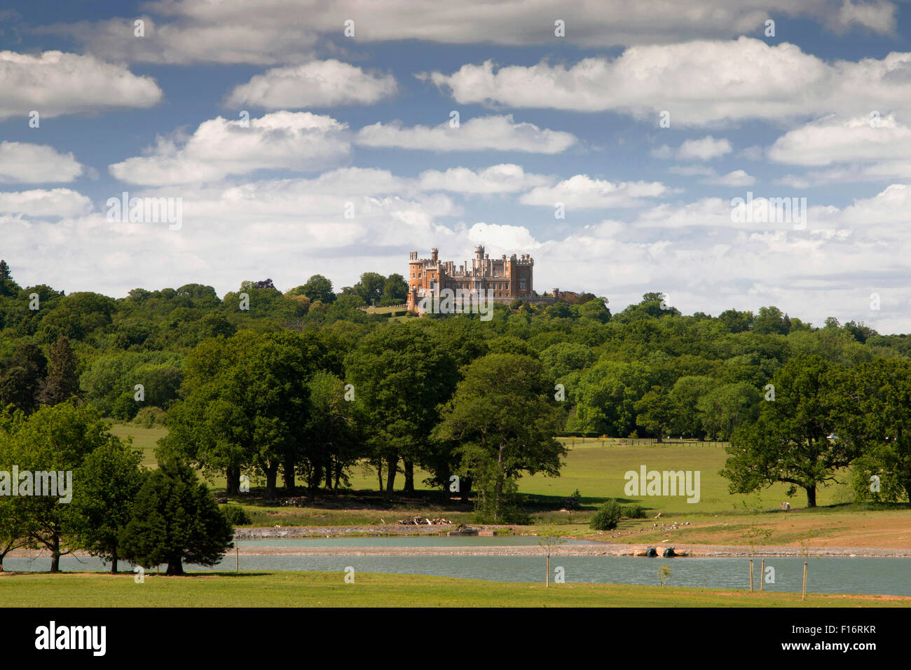 Belvoir Castle in das Tal der Belvoir, Leicestershire, England, UK Stockfoto