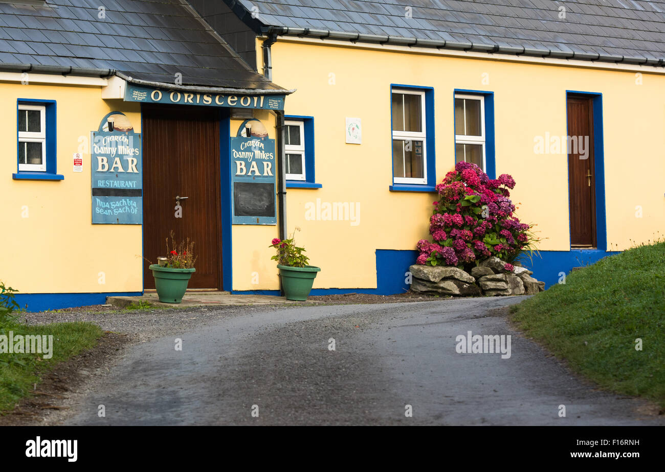 O'Drisceoil Pub auf Cape Clear Island vor der Küste von Cork in Irland Stockfoto