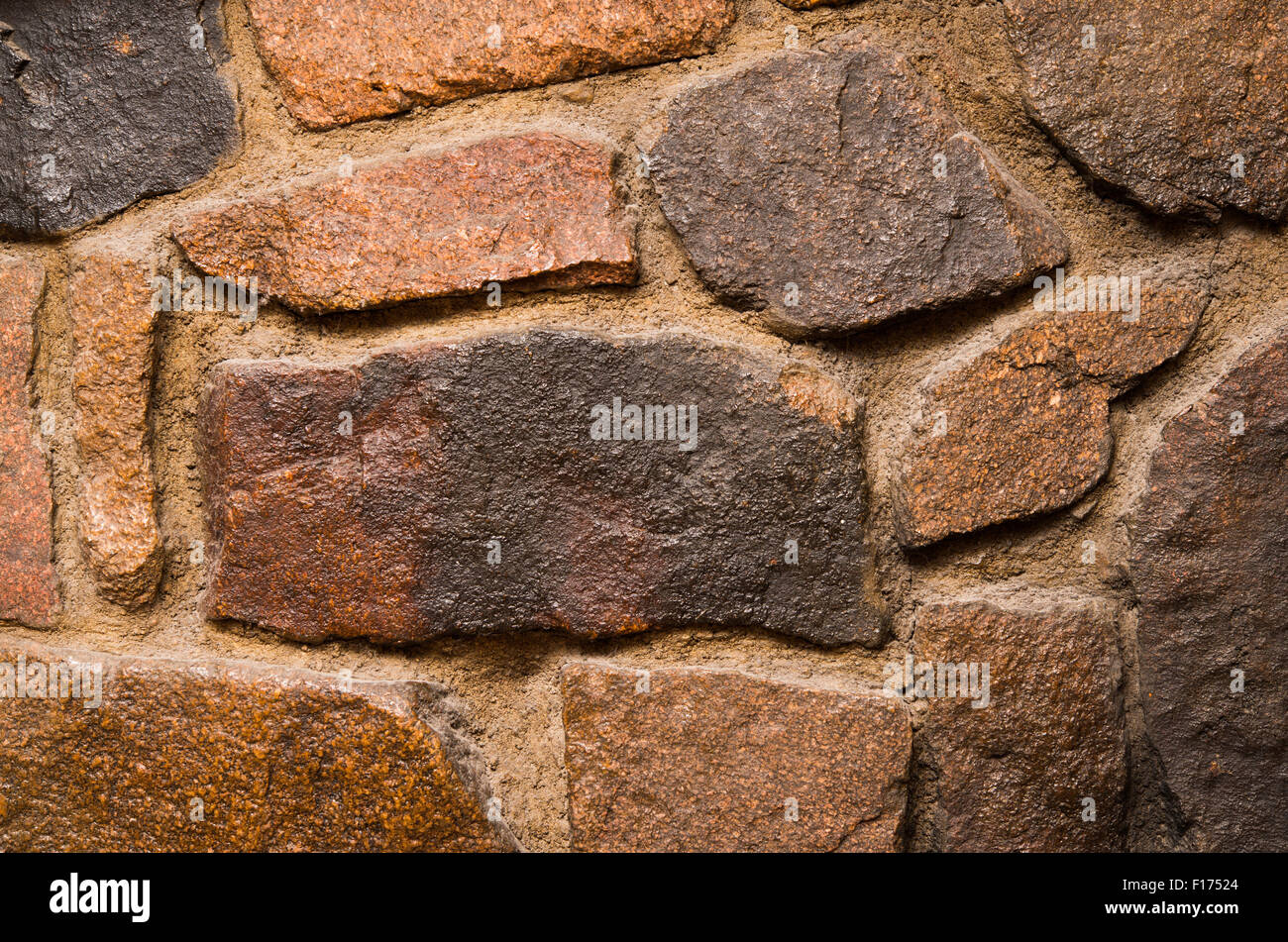 Stein-Wand-Kulisse. Steinen Hintergrund. Stockfoto