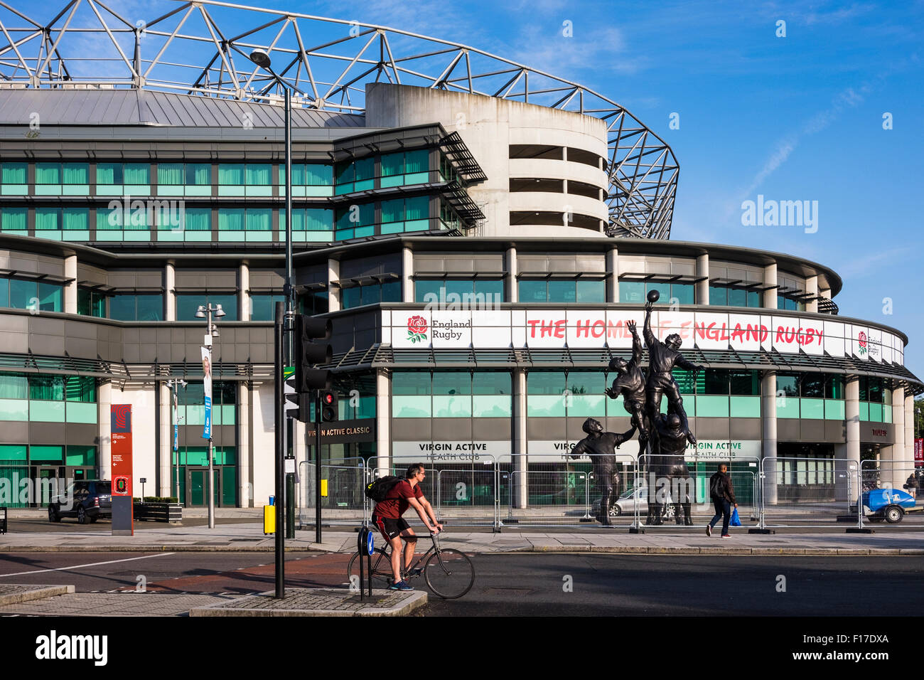 Twickenham Rugby Stadium, London, England, Großbritannien Stockfoto