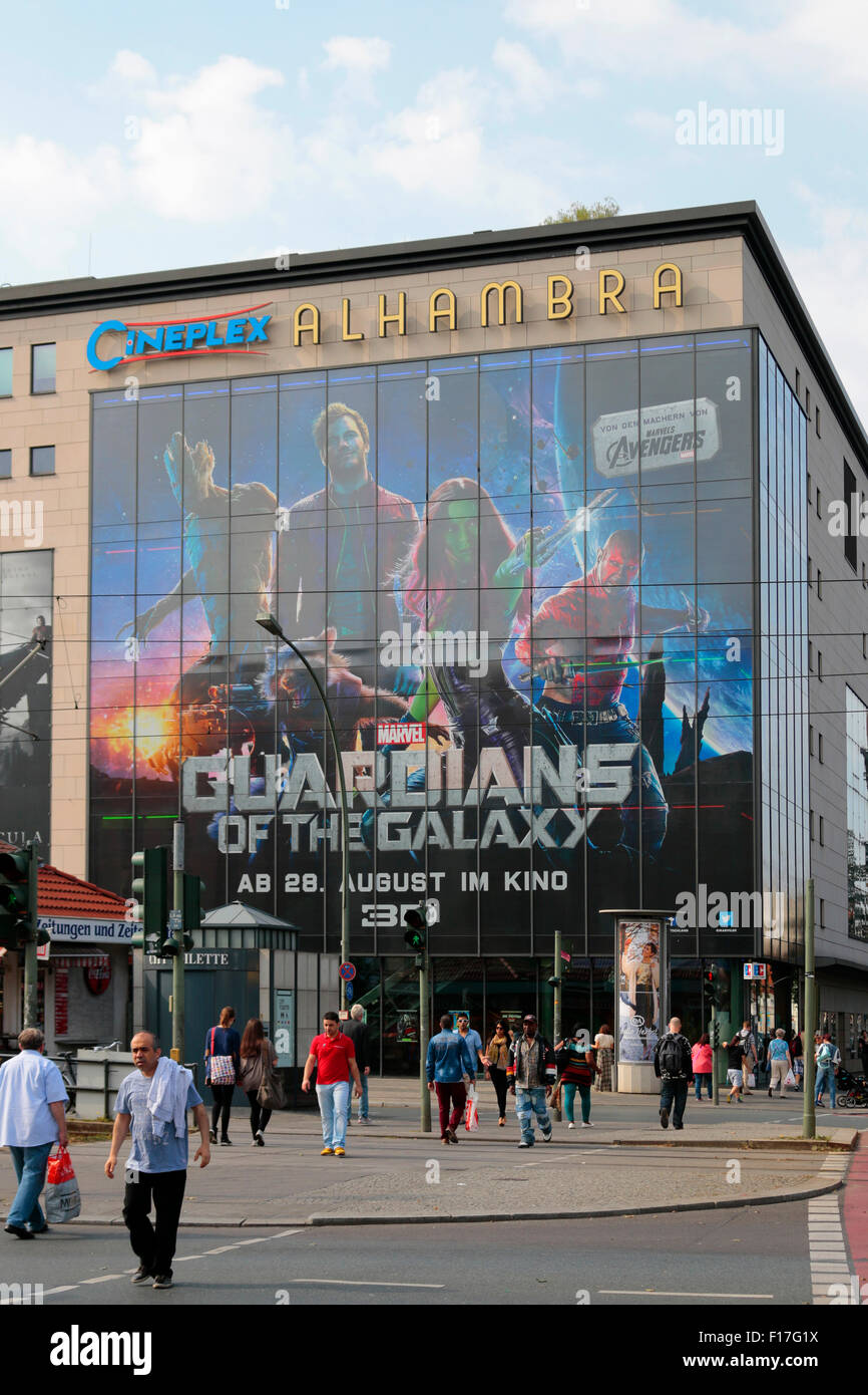 Werbung Fuer Den Film "Guardians of the Galaxy", Berlin. Stockfoto